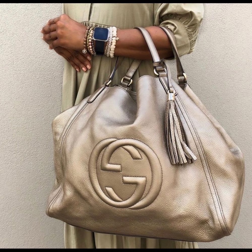 Authentic Gucci Soho Large Tote Bag
